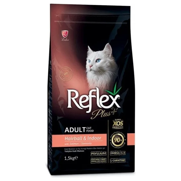 Reflex Plus Hairball Somonlu 15 kg Yetişkin Kedi Maması