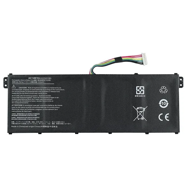 RETRO Acer Aspire ES1-331, ES1-531, AC14B18J 3-Cell Notebook Bataryası