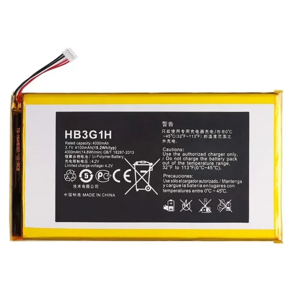 RETRO Huawei MediaPad S7, HB3G1, HB3G1H Tablet Bataryası