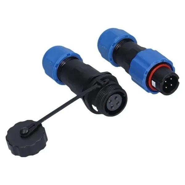 SD13 4 Pin 13mm Su Geçirmez Konnektör Takımı