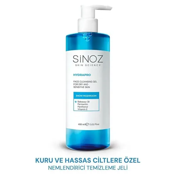 Sinoz Hydrapro 400 ml Yüz Temizleme Jeli