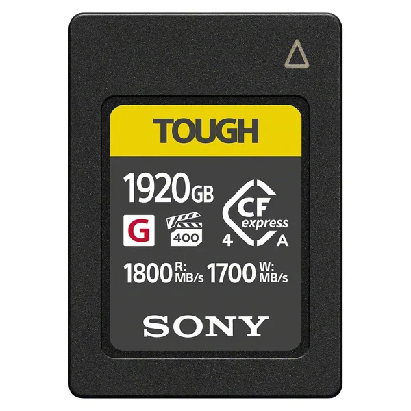 Sony Tough CEA-G1920T 4K CFexpress Type-A 1920 GB Hafıza Kartı