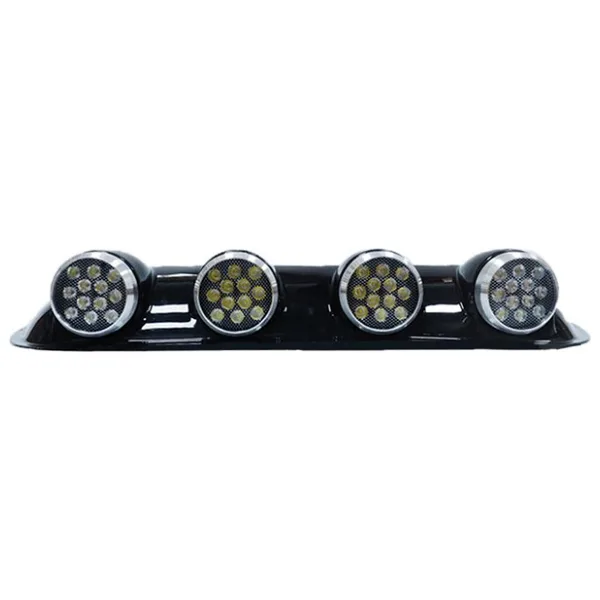 Space Offroad Sis Lambası 12x4 Led Yuvarlak Siyah /lass243