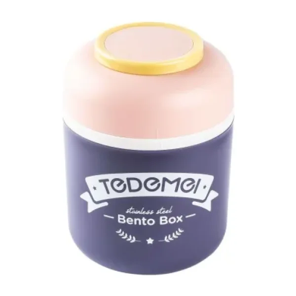 Tantitoni Tedemei Kaşıklı 780 ml Çelik Yemek Kabı