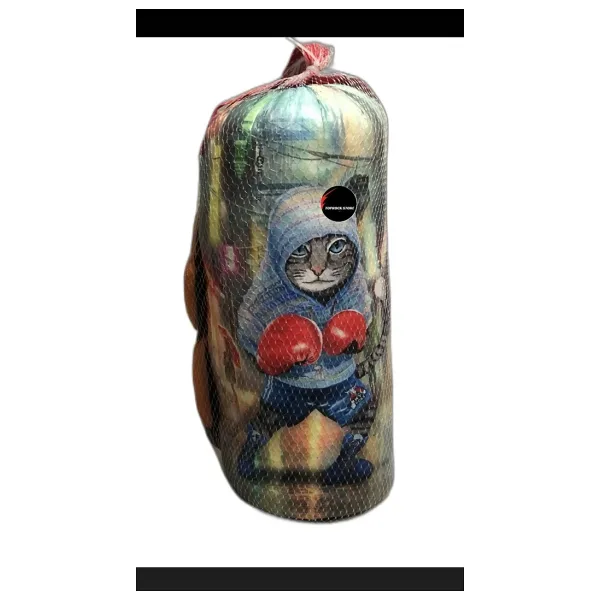 Toprockstore Çocuk Boks Torbası Eldivenli Boks Torbası 50 Cm