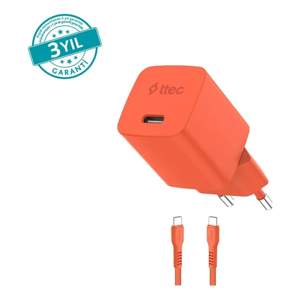 Ttec SmartCharger GAN 2SCG45CN 45 W Type-C Kablolu Hızlı Şarj Aleti