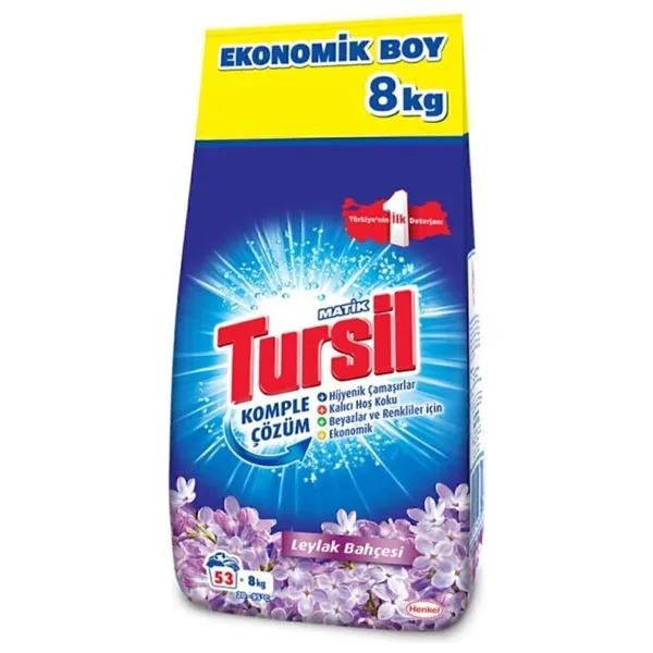 Tursil Çamaşır Deterjanı Leylak Bahçesi 8 Kg