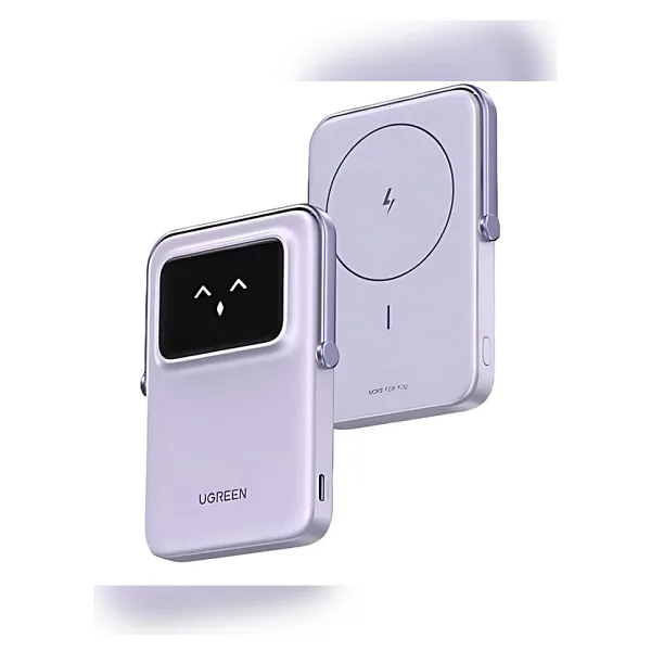 Ugreen Uno Mor 5000 mAh Hızlı Şarj MagSafe Powerbank