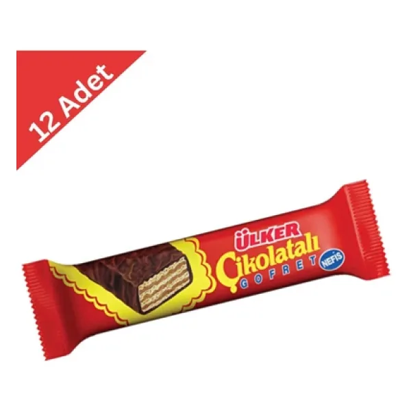 Ülker Çikolatalı Gofret 36 gr 12'li