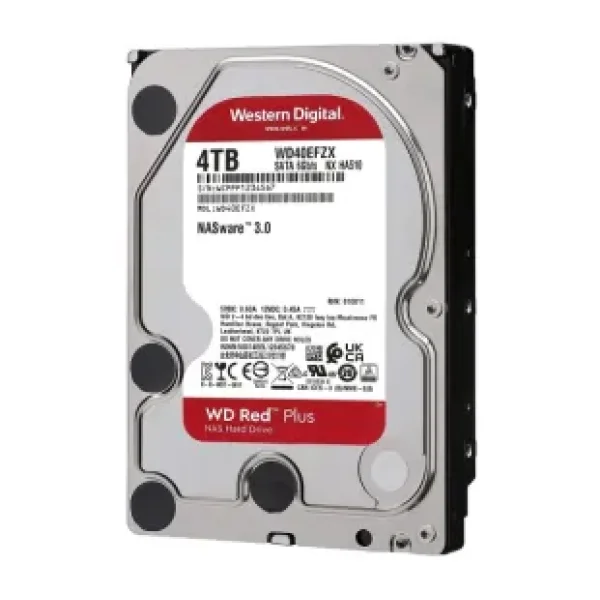 Western Digital Red Plus WD40EFZX SATA 3.0 5400 RPM 3.5" 4 TB Harddisk