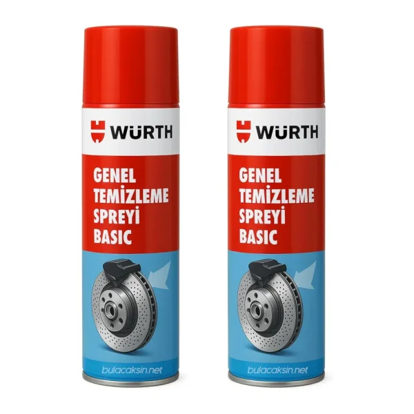 Würth 500 ml 2 Adet Fren Balata Temizleme Spreyi