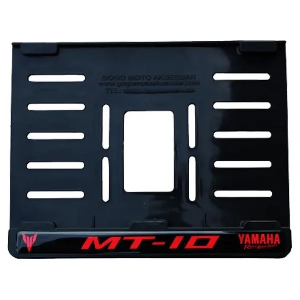 Yamaha Yamaha Mt-10 Uyumlu 2 Plastık (15X24 Cm) Kırılmaz Plakalık