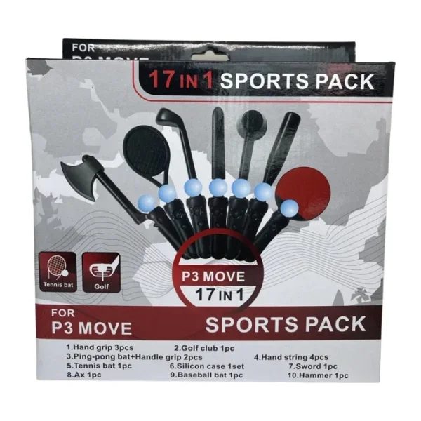 YUES Ps5 Vr Move Spor Paketi Vr Oyun Kolu Seti 17 Parça (ps5/ps4/ps3 Uyumlu)