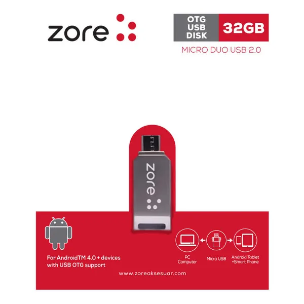 Zore OM1 Micro Metal OTG 32 GB