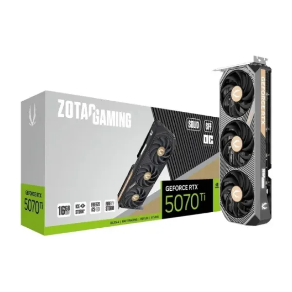 Zotac RTX 5070 TI Gaming Solid SFF OC ZT-B50710J3-10P 256 Bit GDDR7 16 GB Ekran Kartı