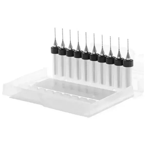 0.4mm PCB Matkap Ucu Seti - 10 Adet (Kutulu)