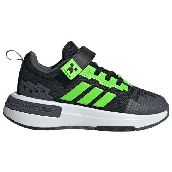 Adidas Minecraft Pro EL C JR1971 Siyah-Yeşil Çocuk Spor Ayakkabı