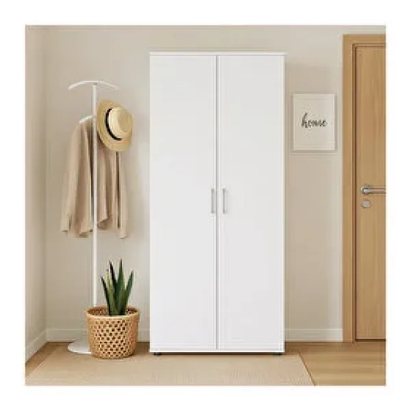 Adore Porto 10lu Ayakkabılık Beyaz 76x187x36