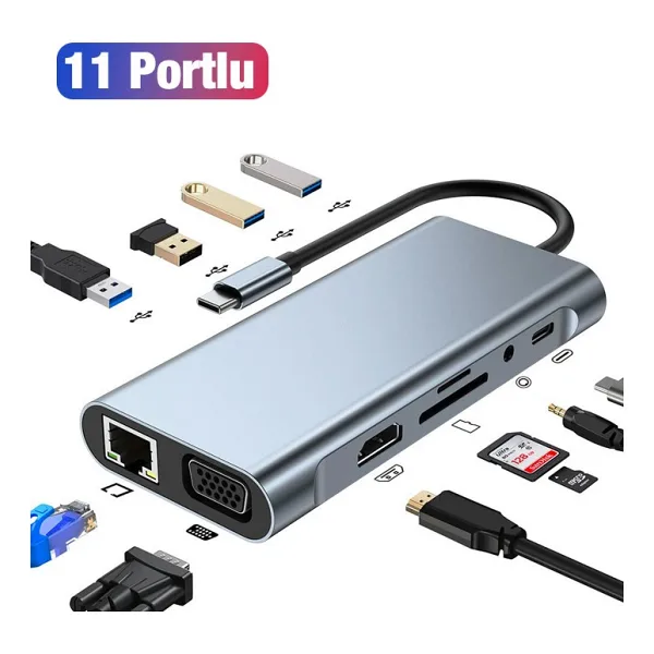 Ally Alleon BYL-2110 11 in 1 Laptop Docking Station