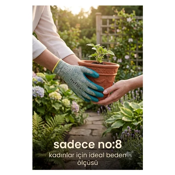ANSELL AŞINMA DİRENÇLİ BAHÇE ELDİVENİ No:8 / M beden
