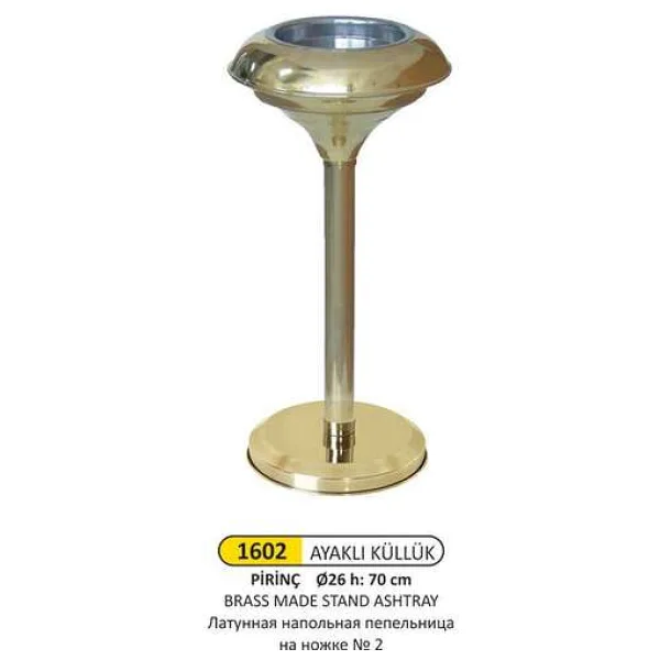Arı Metal 1602 Ayaklı Küllül Pirinç