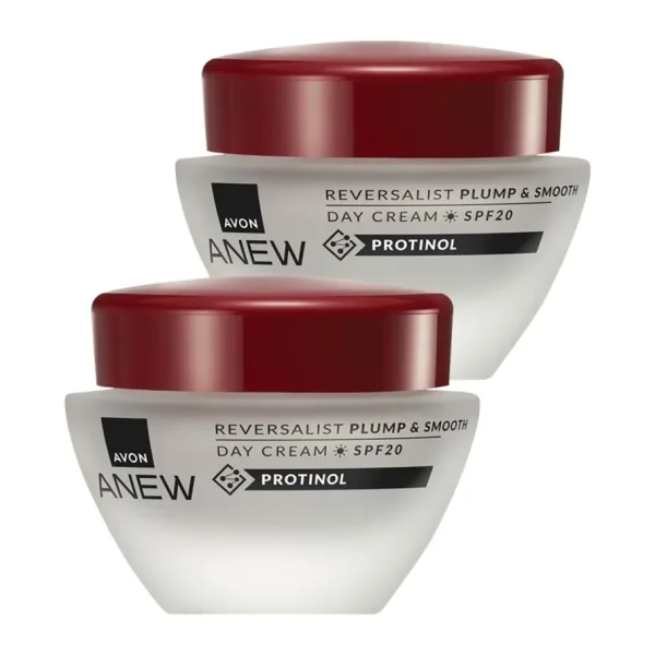 Avon Anew Re versalist Plump & Smooth Gündüz Kremi SPF20 50 Ml. İkili Set