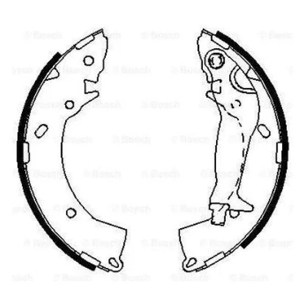 Bosch 0986487697 Arka Fren Balatası Kampana Tip Pabuç Hyundai Getz 2002- 583051ca10