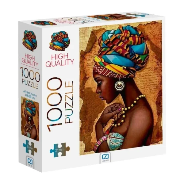 CA Games 7041 Afrikalı Kadın Puzzle 1000 Parça