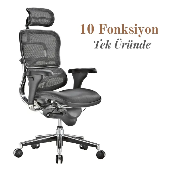 Casella Enjoy Fileli Yönetici Koltuğu Ofis Koltuğu Ergonomik, Şık ve Fonksiyonel