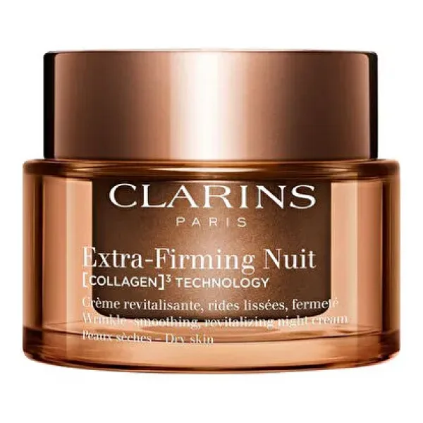 Clarins Extra Firming Rich Kuru Ciltler için Kırışıklık Karşıtı 50 ml Gece Kremi