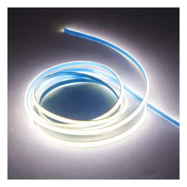 COB Led şerit 5metre 24V 480LED/m 6000K soğuk beyaz 10W 8mm IP20 aydınlatma ışık hortum kendinden yapışkanlı