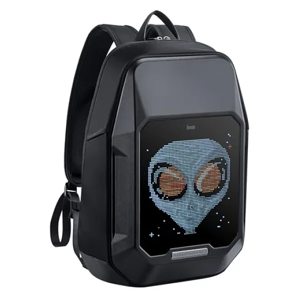 Divoom Pixoo Cyberbag Siyah Piksel Led Ekranlı Sırt Çantası