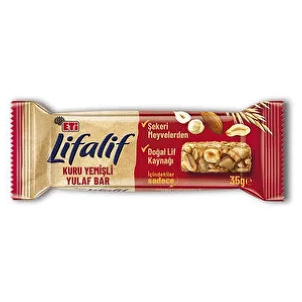 Eti Lifalif Kuruyemişli Yulaf Bar 35 gr