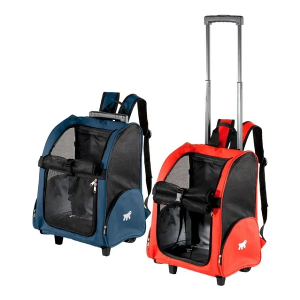 Ferplast Trolley Tekerlekli Çekçekli Sırt Taşıma Çantası - Mixcolor