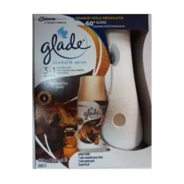 Glade Otomatik Sprey Sistem ve Yedek Oryantal Oud Oda Kokusu