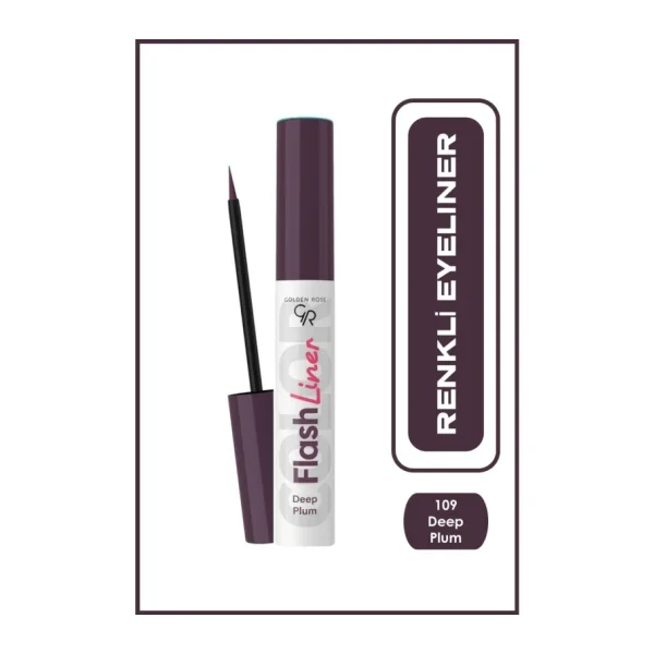 Golden Rose Flash Liner 109 Deep Plum Eyeliner
