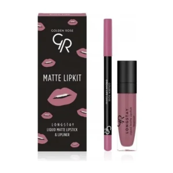 Golden Rose Matte Lip Kit Blush Pink