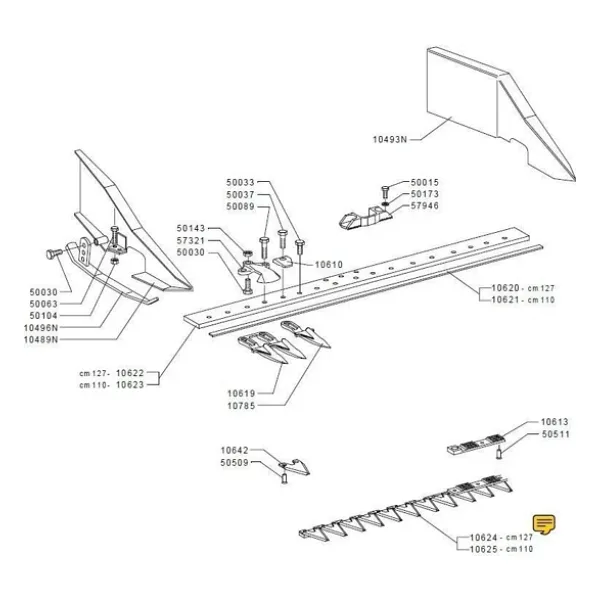 Grillo Gf2 - Gf3 Metal Bıçak Bağlantısı 57946