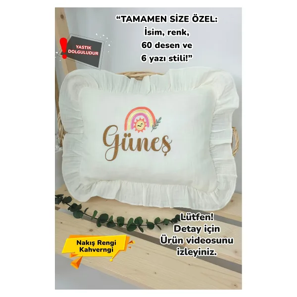 gros shop Müslin Yeni Doğan 4 Katlı Organik Hastane Çıkış Seti Gökkuşağı