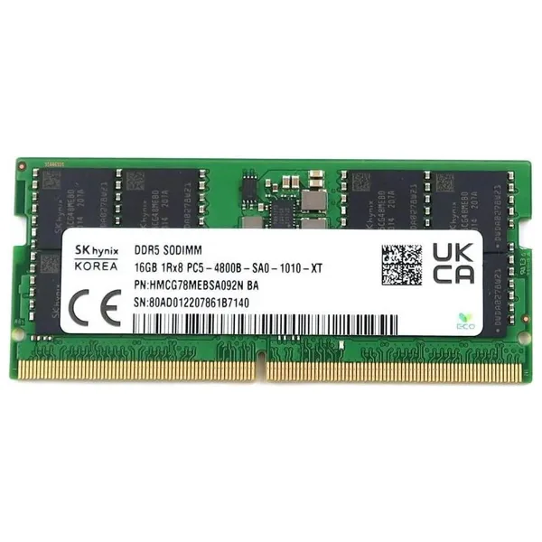 Hynıx 16Gb Ddr5 4800Mhz Hynıx 1.1V Sodimm Hmcg78mebsa092n-Ba Notebook Ram