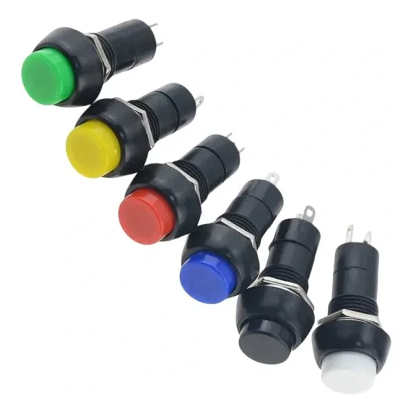 IC-185 Buton Ø12mm Kalıcılı Mavi