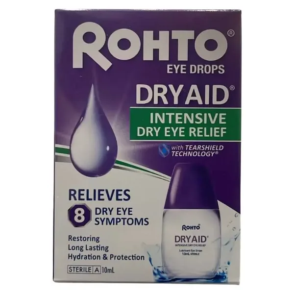 Jaso Pharma Rohto Dry Aid Eye Drops Goz Damlası 10 ml
