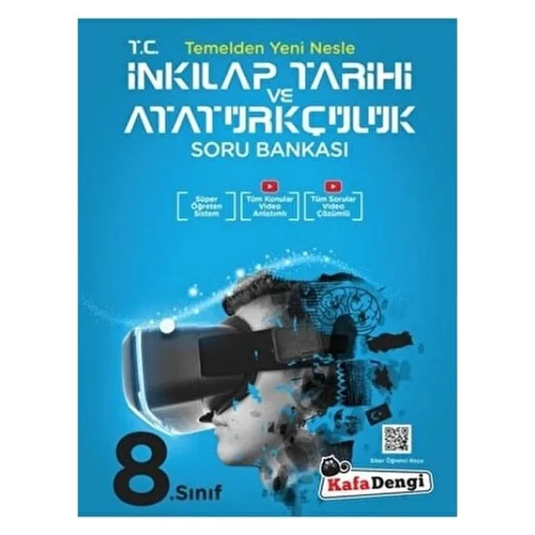 Kafa Dengi Yayınları 8. Sınıf LGS Challenger T.C. İnkılap Tarihi ve Atatürkçülük Soru Bankası