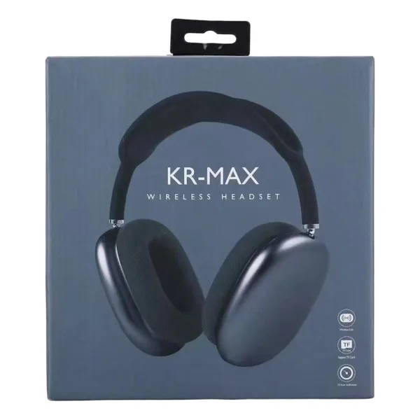 Karler Bass KR Max Kulak Üstü Bluetooth Kulaklık Siyah