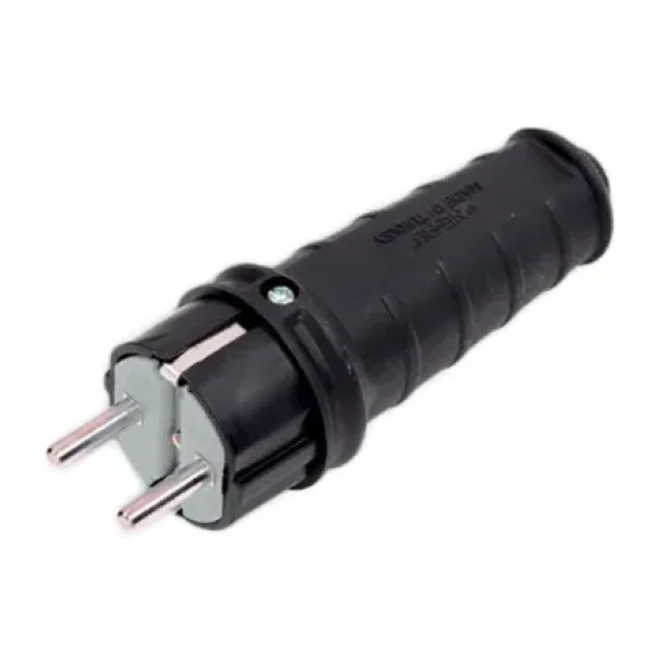 Kauçuk 1 X 16 A Topraklı Erkek Fiş 220V
