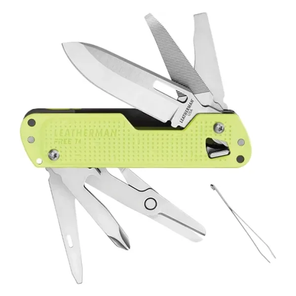 Leatherman Free T4 Açık Yeşil 12 Fonksiyonlu Çok Amaçlı Çakı