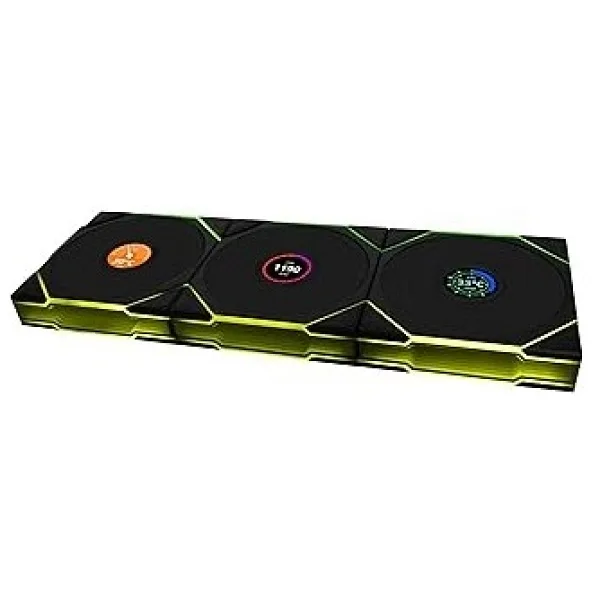 Lian Li UNI FAN TL Wireless LCD 120 Reverse G99.12RTLLCD1W3B.00 Siyah 3'lü 12 cm Kasa Fanı