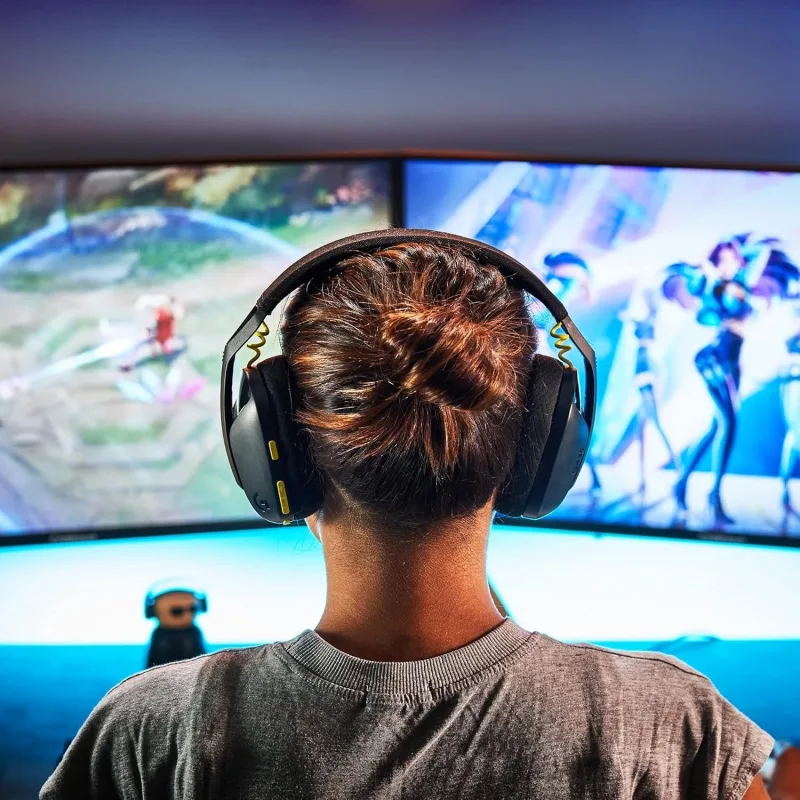 Logitech G435 Lightspeed Siyah Kablosuz Kulak Üstü Oyuncu Kulaklığı - Görsel 5