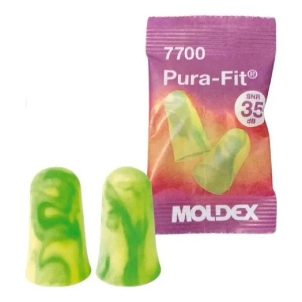 Moldex 7700 Kulak Tıkacı PU Yumuşak Köpükten 10'lu Tek Tek Steril Paket Yüksek Koruma - 10 Çift