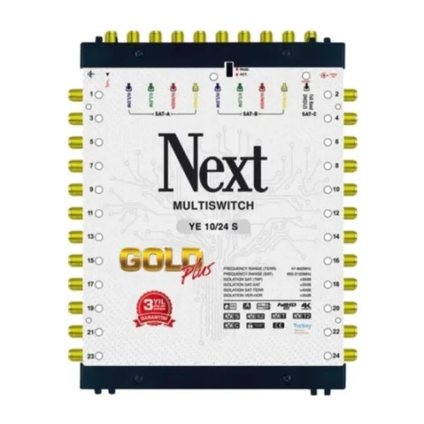Next Multiswitch 10/24 Sonlu Santral + Adaptör